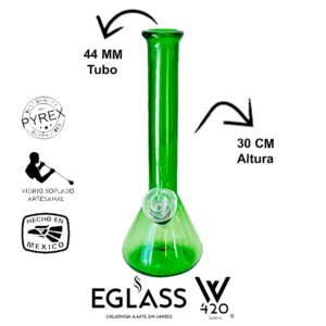 Bong Pyrex W420 Green 06