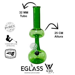 Bong Pyrex W420 Green 09