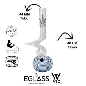 Bong Pyrex W420 Rayas 00