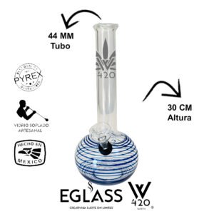 Bong Pyrex W420 Rayas 01