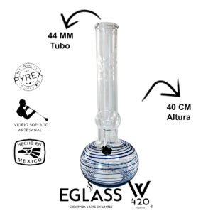 Bong Pyrex W420 Rayas 04