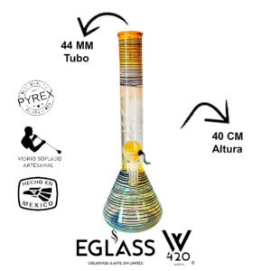 Bong Pyrex W420 Rayas 06