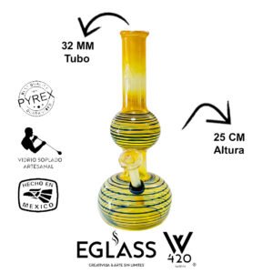 Bong Pyrex W420 Rayas 08