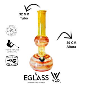 Bong Pyrex W420 Rayas 12